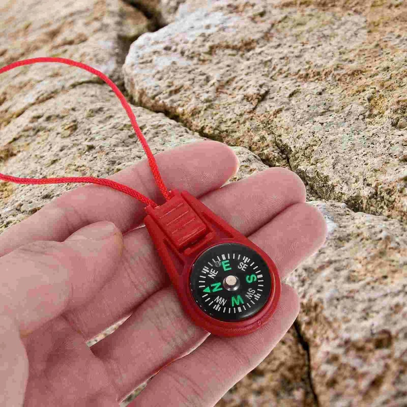 Mini Compass Keychain Portable Navigation Tool for Camping Hiking Survival