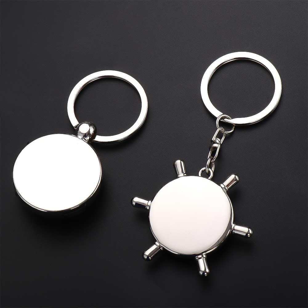 Mini Survival Compass Keychain Portable Navigation Tool for Outdoor Hiking and Emergency Use