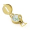 Portable Brass Survival Compass Waterproof Luminous Precision Navigation Tool