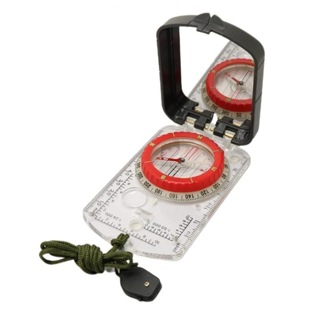 High Accuracy Mirror Compass For Hiking Survival Navigation Outdoor Compass 6