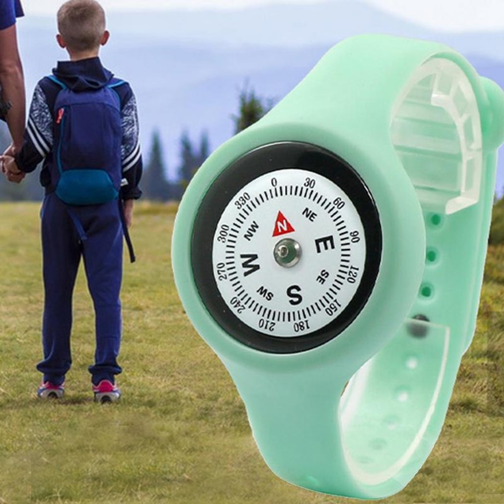 Outdoor Wrist Compass Waterproof Survival Watch Band Precision Navigation Tool 2