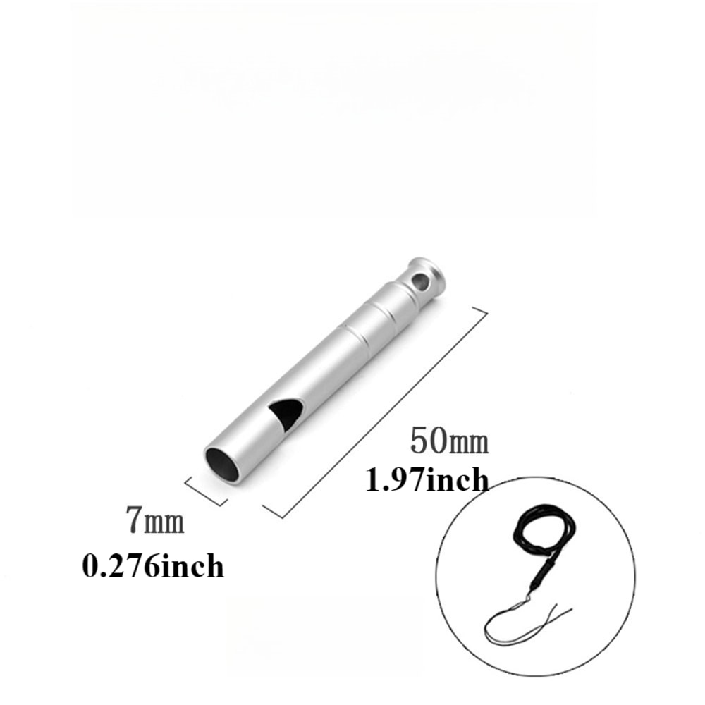 Loud Outdoor Emergency Whistle Necklace Survival Safety EDC Hiking Camping Gear