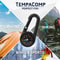 Mini Clip-On Hiking Compass with Snap Hook Portable Survival Navigation Tool