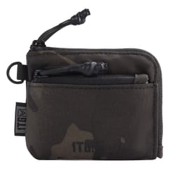 waterproof edc pouch compact mini wallet with zipper coin storage and keychain carry