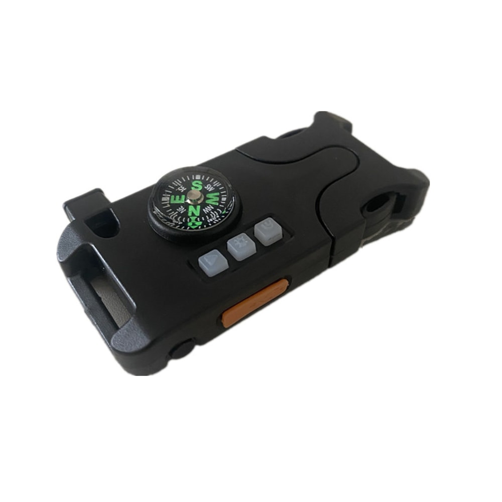 Survival Paracord Bracelet with LED Flashlight and Emergency Gear for Camping Hiking Outdoor Safety