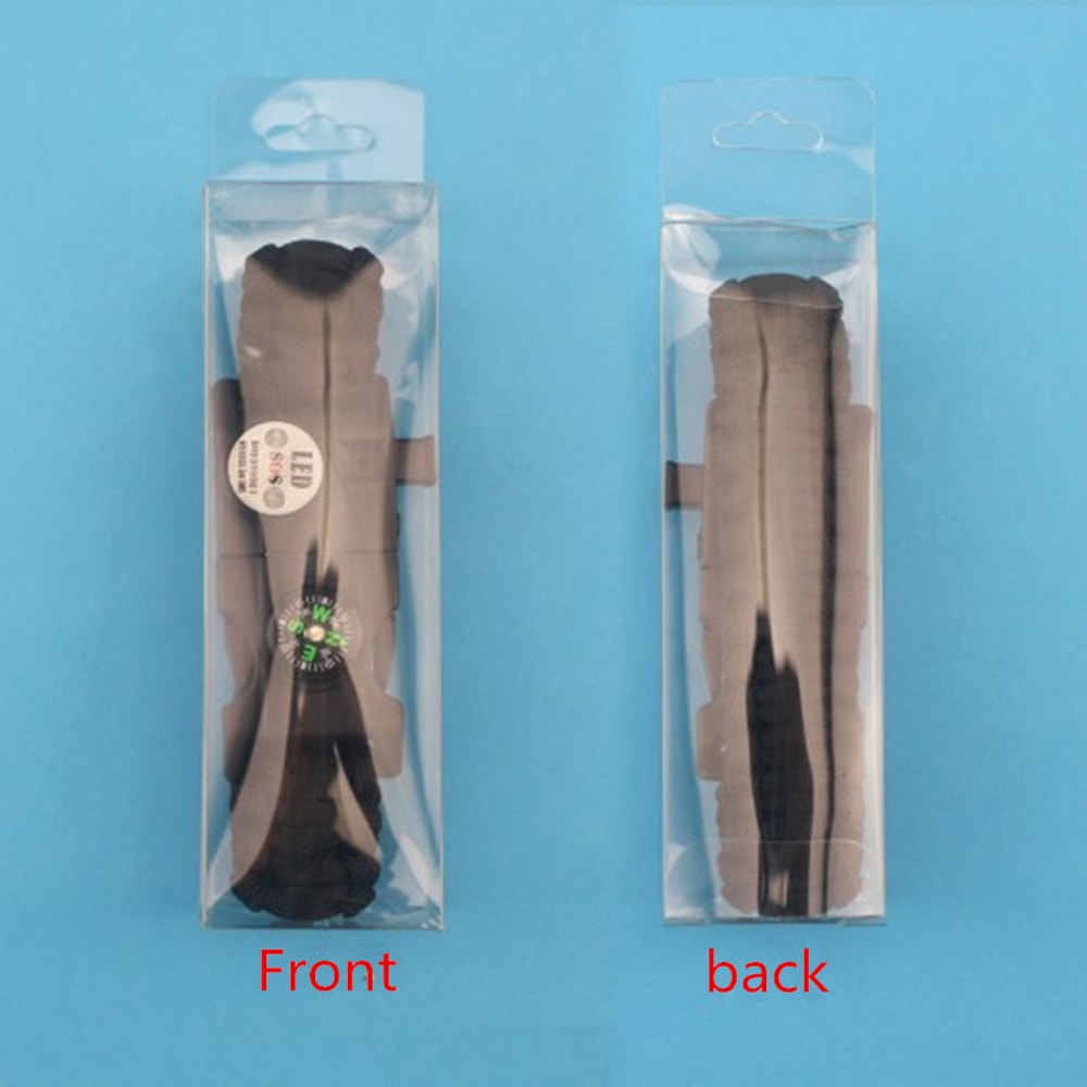 High Visibility Survival Bracelet With LED Light Compass And Whistle For Camping And Emergency Use 5