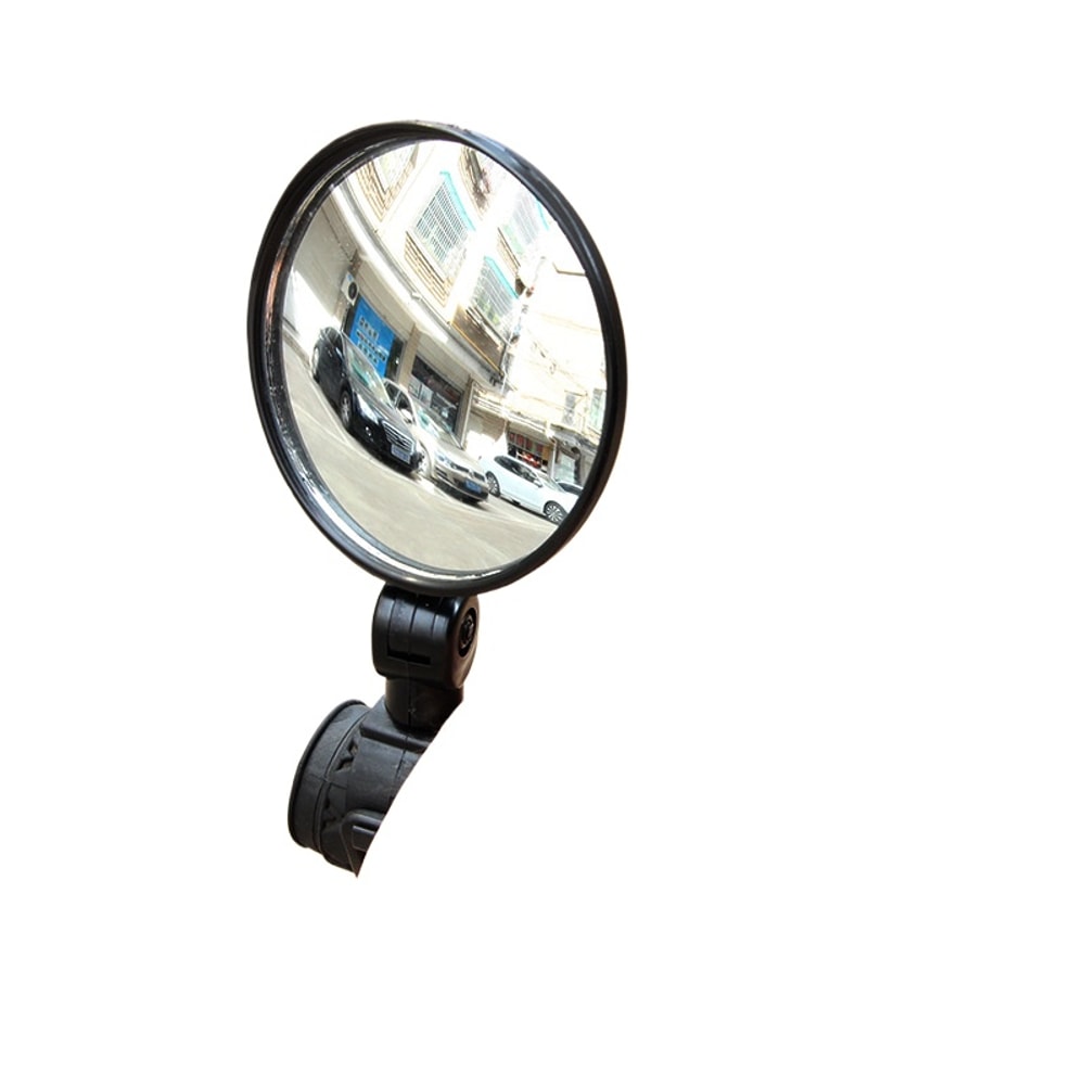 Adjustable Bicycle Rearview Mirror Wide Angle Bike Handlebar Mirror for Safer Cycling