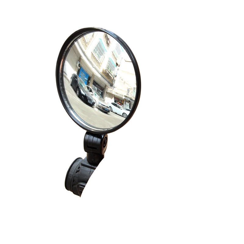 Adjustable Bicycle Rearview Mirror Wide Angle Bike Handlebar Mirror for Safer Cycling