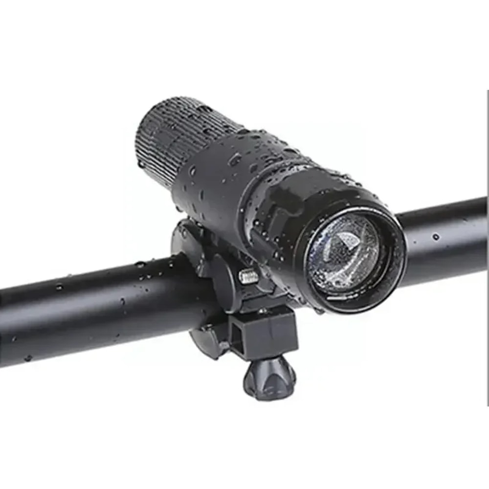 Secure Grip Bike Flashlight Mount Handlebar Holder For MTB Cycling 4