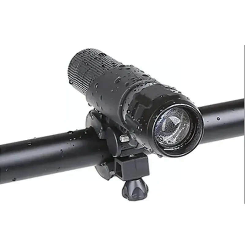 Secure Grip Bike Flashlight Mount Handlebar Holder For MTB Cycling 4