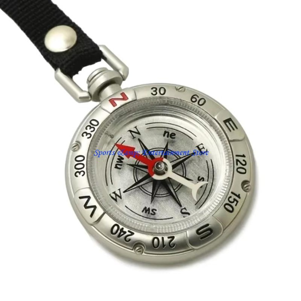 Portable Survival Pocket Compass with Lanyard Accurate navigation compass for Hiking Camping Outdoor Gear