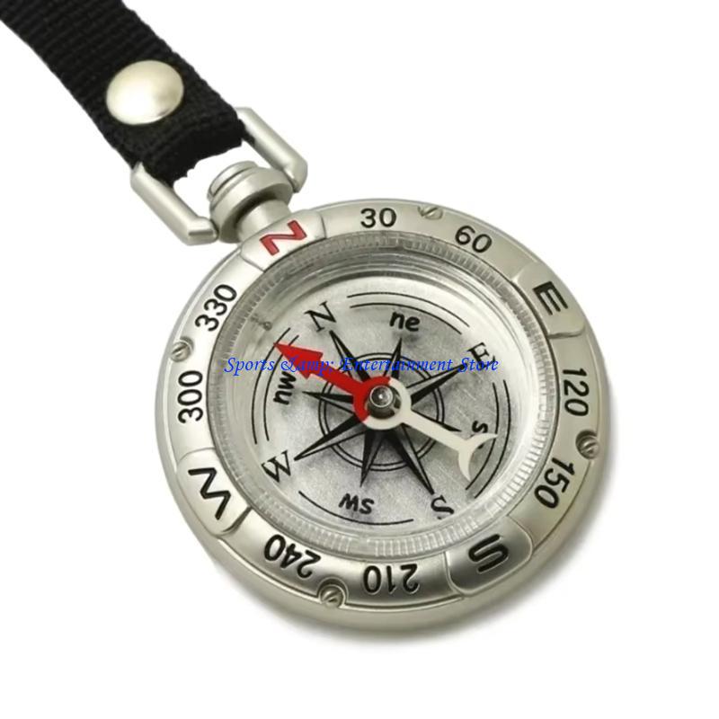 Portable Survival Pocket Compass with Lanyard Accurate navigation compass for Hiking Camping Outdoor Gear