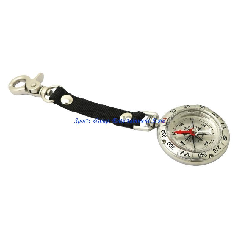 Portable Survival Pocket Compass with Lanyard Accurate navigation compass for Hiking Camping Outdoor Gear