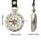 Portable Survival Pocket Compass with Lanyard Accurate navigation compass for Hiking Camping Outdoor Gear