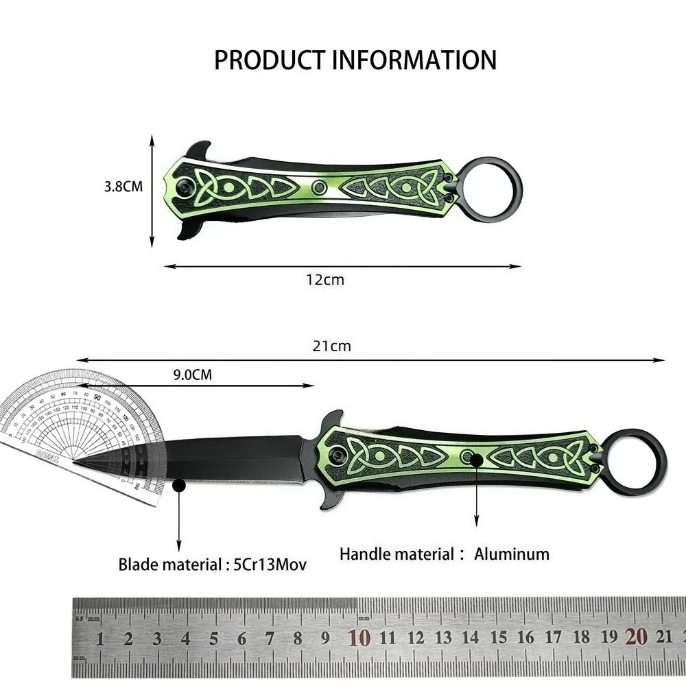 High-Performance EDC Folding Knife for Camping and Survival