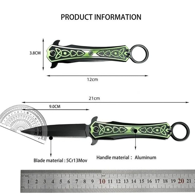 High-Performance EDC Folding Knife for Camping and Survival