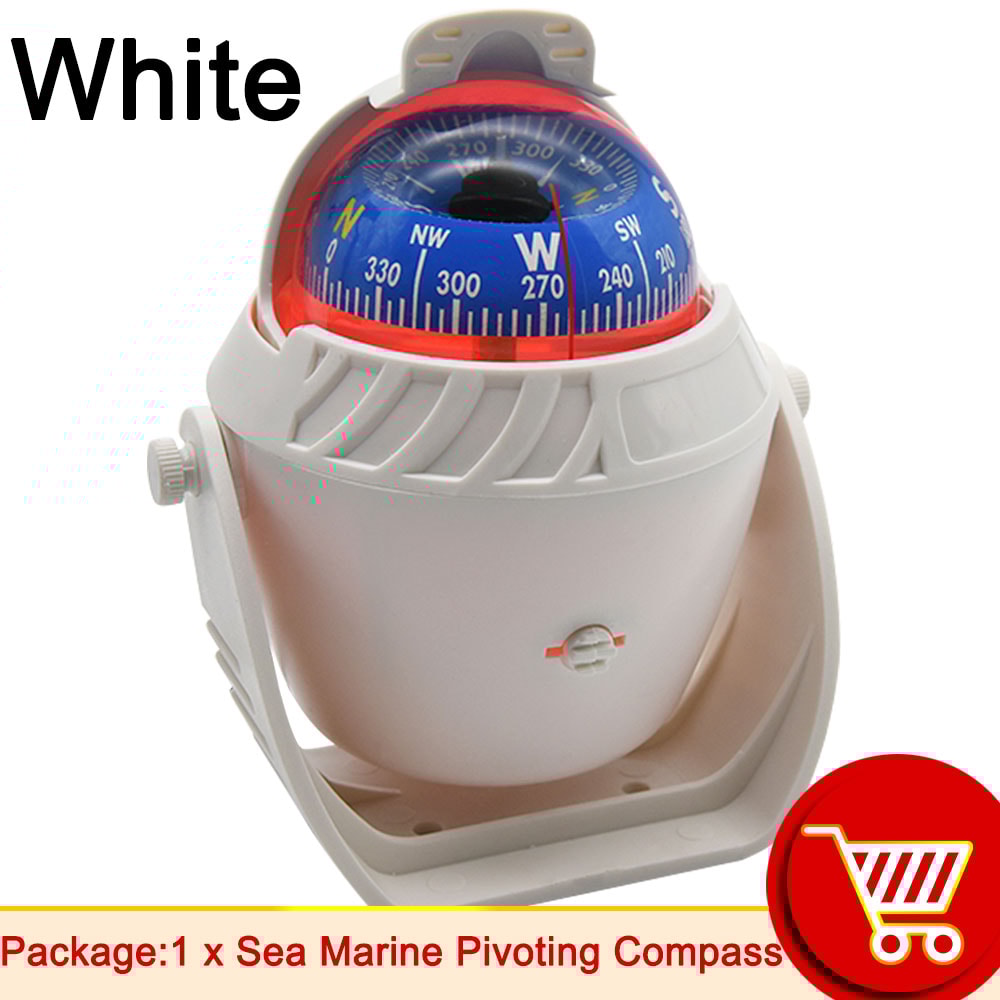 High-Accuracy Marine Compass with LED Light for Boat Navigation and Waterproof Outdoor Use