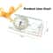 Glow in the Dark Orienteering Compass with Map Ruler and Magnifier for Hiking and Navigation