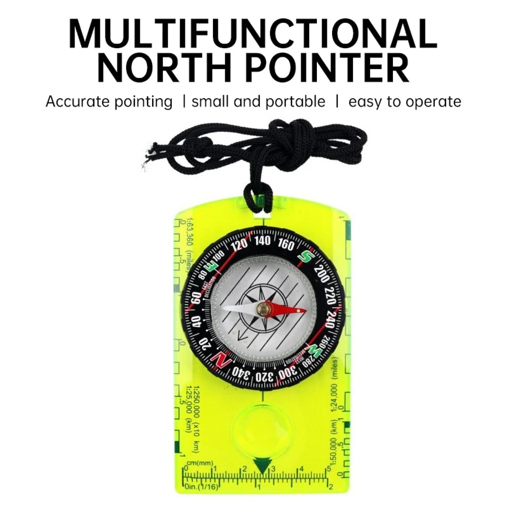 Kids Waterproof Survival Compass for Camping and Outdoor Navigation Tool