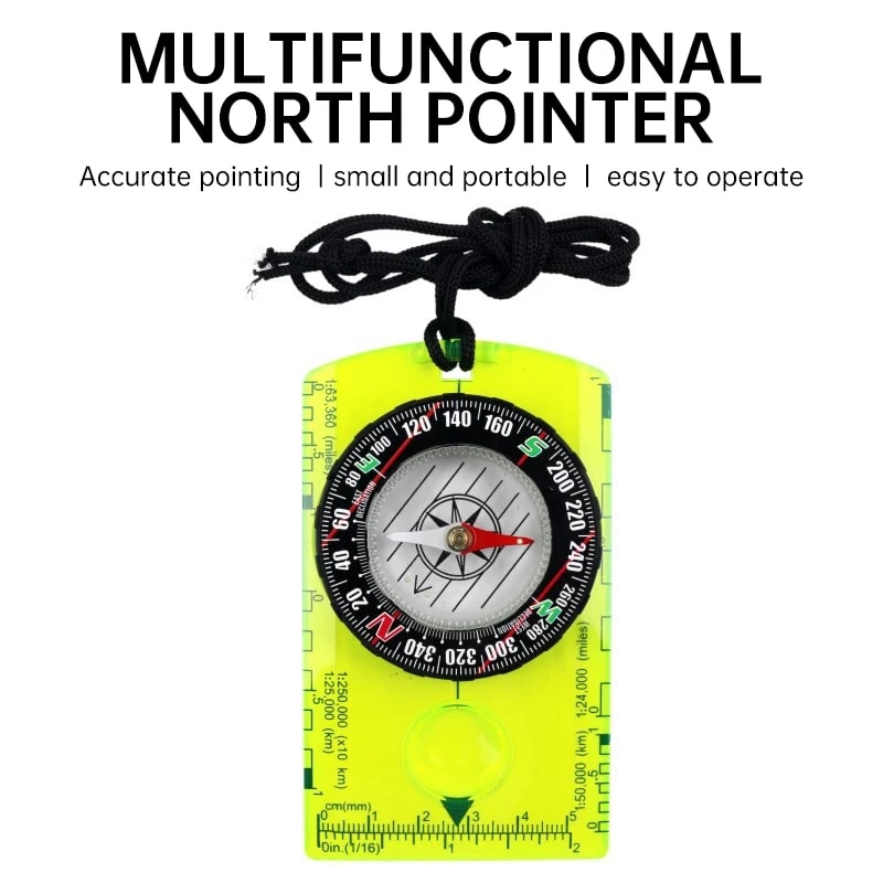 Kids Waterproof Survival Compass for Camping and Outdoor Navigation Tool