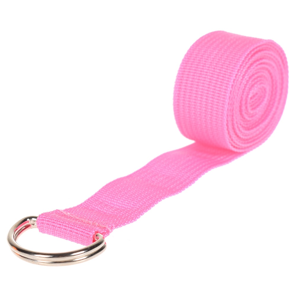 Adjustable Yoga Stretch Strap With D Ring For Flexibility Training And Home Gym Support 7