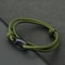 Adjustable Paracord Bracelet for Men Durable Nautical Rope Survival Style Wristband