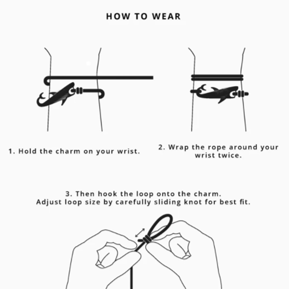 Adjustable Paracord Bracelet for Men Durable Nautical Rope Survival Style Wristband