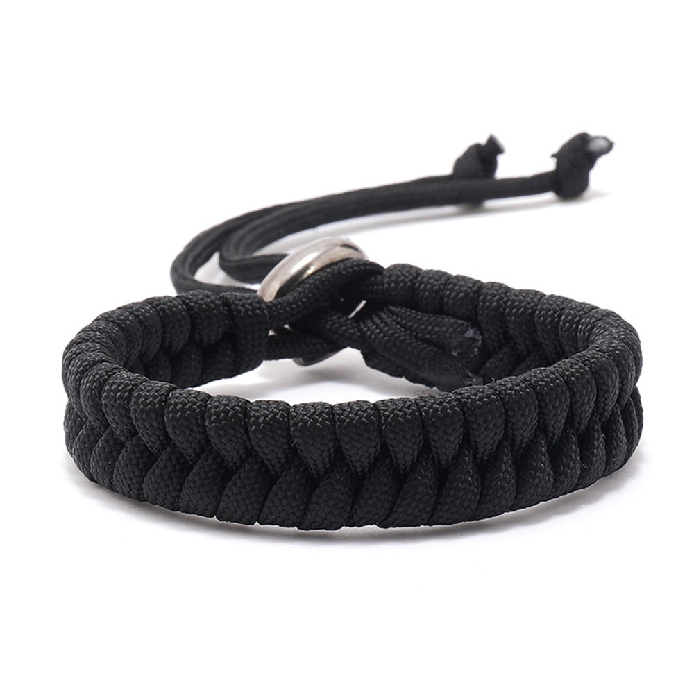 Adjustable Paracord Survival Bracelet for Men Tactical Outdoor Gear Stylish Everyday Wear