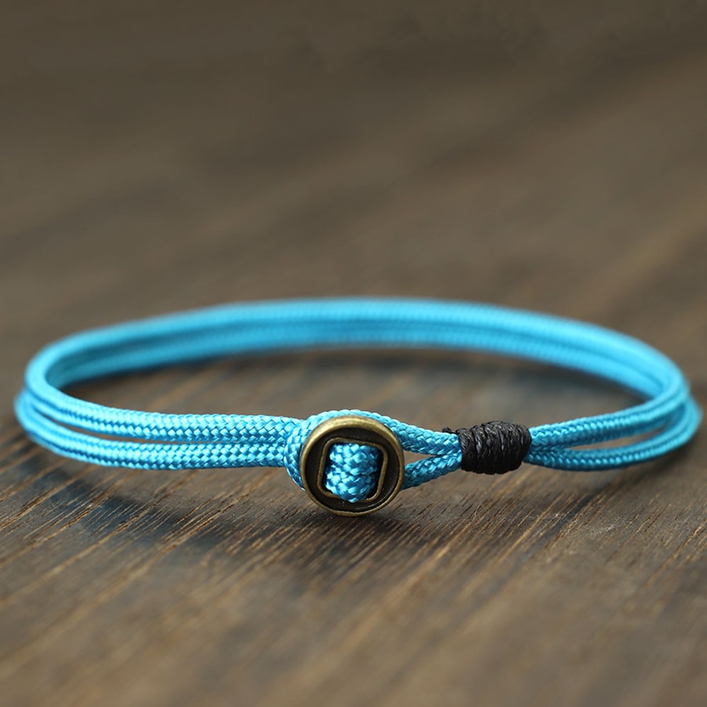 Handmade Nautical Rope Bracelet for Men Durable Paracord Bracelet with Easy Hook Closure