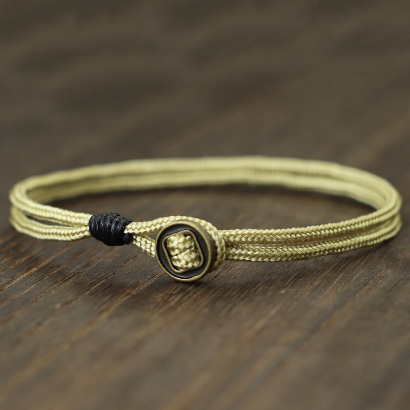 Handmade Nautical Rope Bracelet for Men Durable Paracord Bracelet with Easy Hook Closure