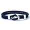 Nautical Rope Bracelet for Men Double Layer Adjustable Cord Bracelet Casual Stylish Wristwear