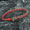 Red Rope Bracelet for Men Adjustable Wrap Bracelet Minimalist Casual Wrist Jewelry