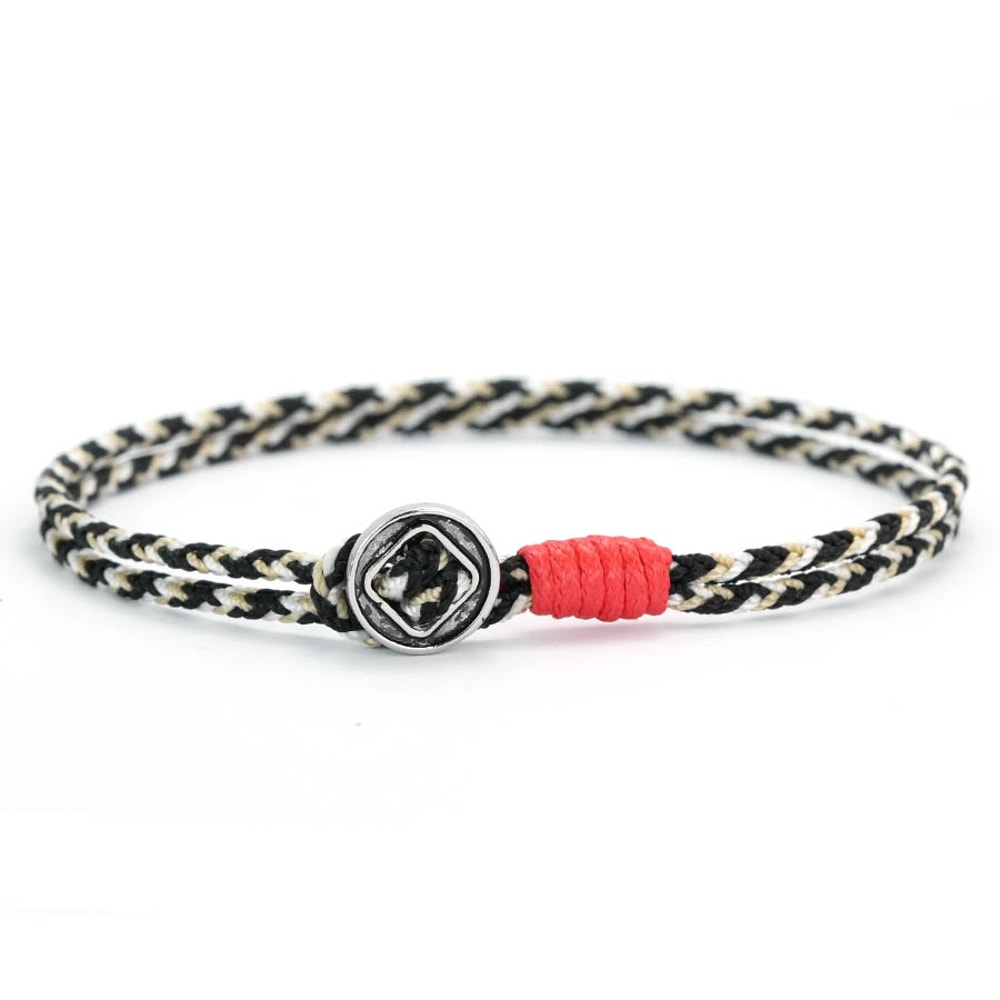 Red Rope Bracelet for Men Adjustable Wrap Bracelet Minimalist Casual Wrist Jewelry