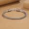 High Quality Vintage Silver Bracelet for Men and Women Elegant Wedding Jewelry Gift