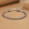 High Quality Vintage Silver Bracelet for Men and Women Elegant Wedding Jewelry Gift