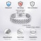 Magnetic Stainless Steel Watch Band Bracelet for Men Adjustable Chunky Link Wristband Jewelry Gift