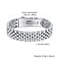Magnetic Stainless Steel Watch Band Bracelet for Men Adjustable Chunky Link Wristband Jewelry Gift