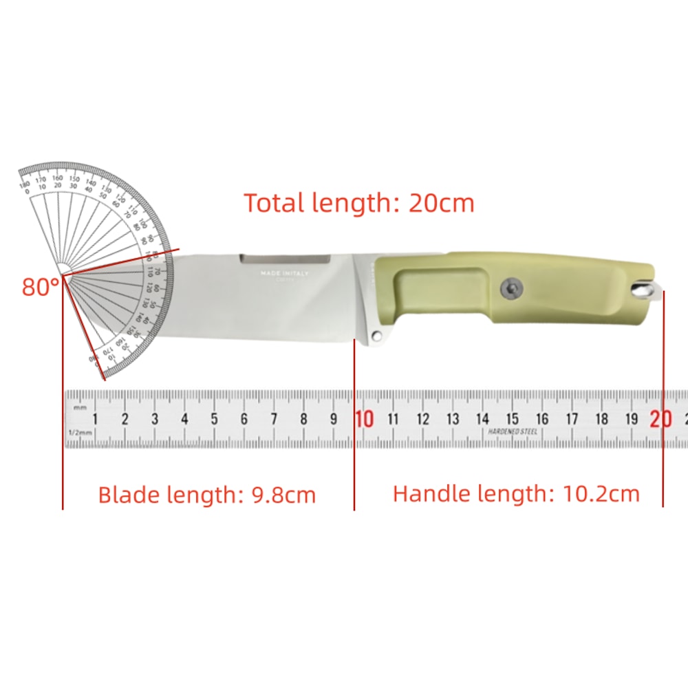Heavy Duty Tactical Survival Knife Fixed Blade Camping Knife for Bushcraft Hunting Outdoor Use