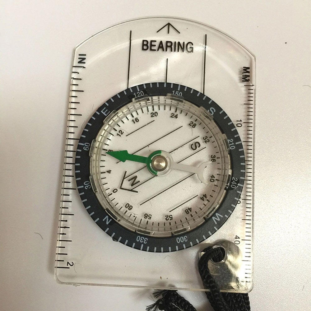 Compact Hiking Compass Navigation Tool Lightweight Survival Map Compass for Outdoor Adventure