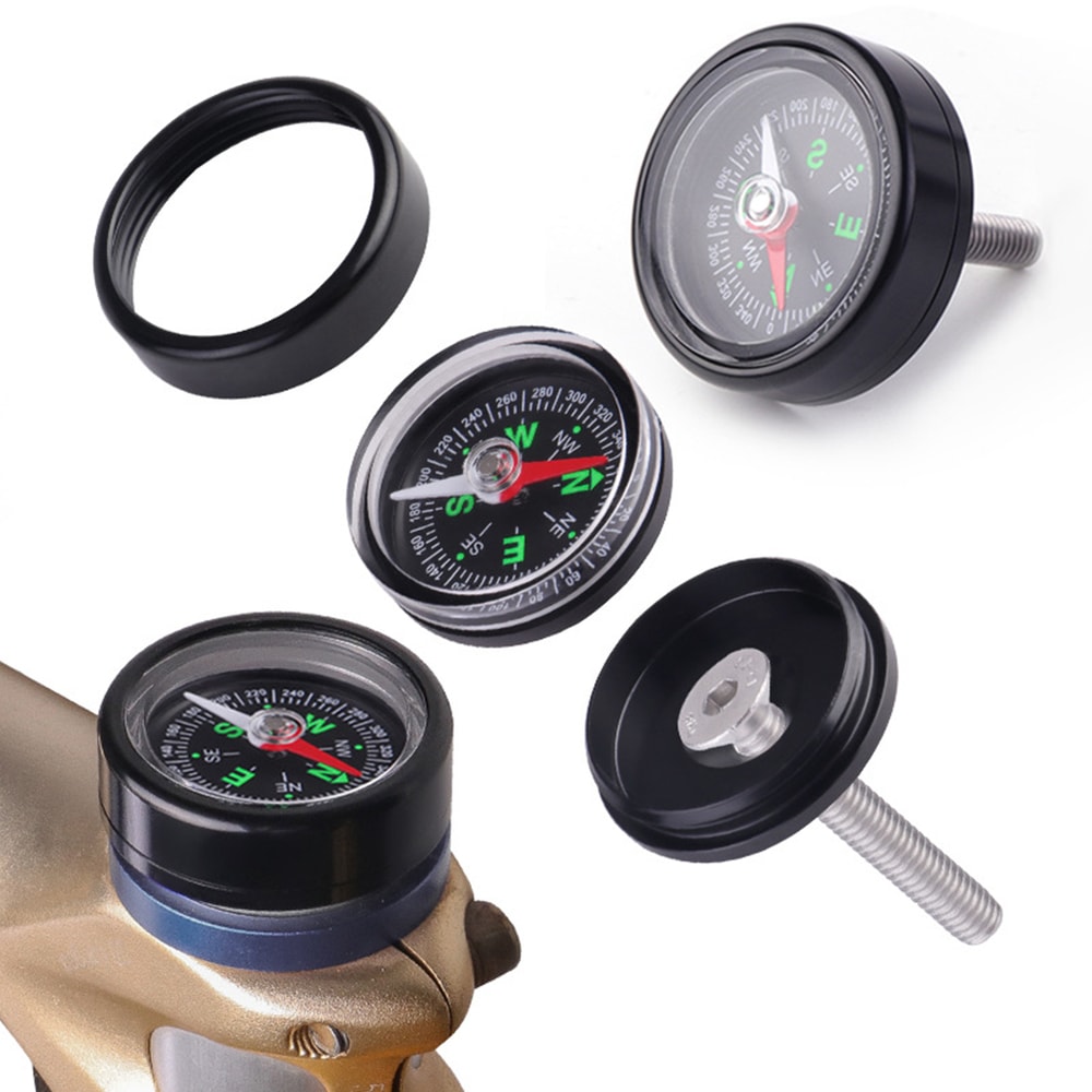 Bike Handlebar Compass Waterproof Navigation Tool for Cycling and Hiking
