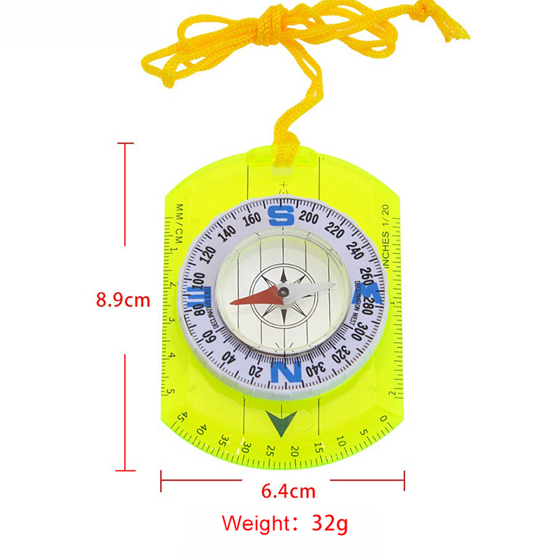 Professional Orienteering Compass Waterproof Hiking Navigation Tool for Camping and Map Reading