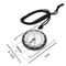 Transparent Camping Compass for Hiking Navigation and Map Reading Tool