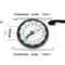 Transparent Camping Compass for Hiking Navigation and Map Reading Tool