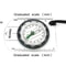 Transparent Camping Compass for Hiking Navigation and Map Reading Tool