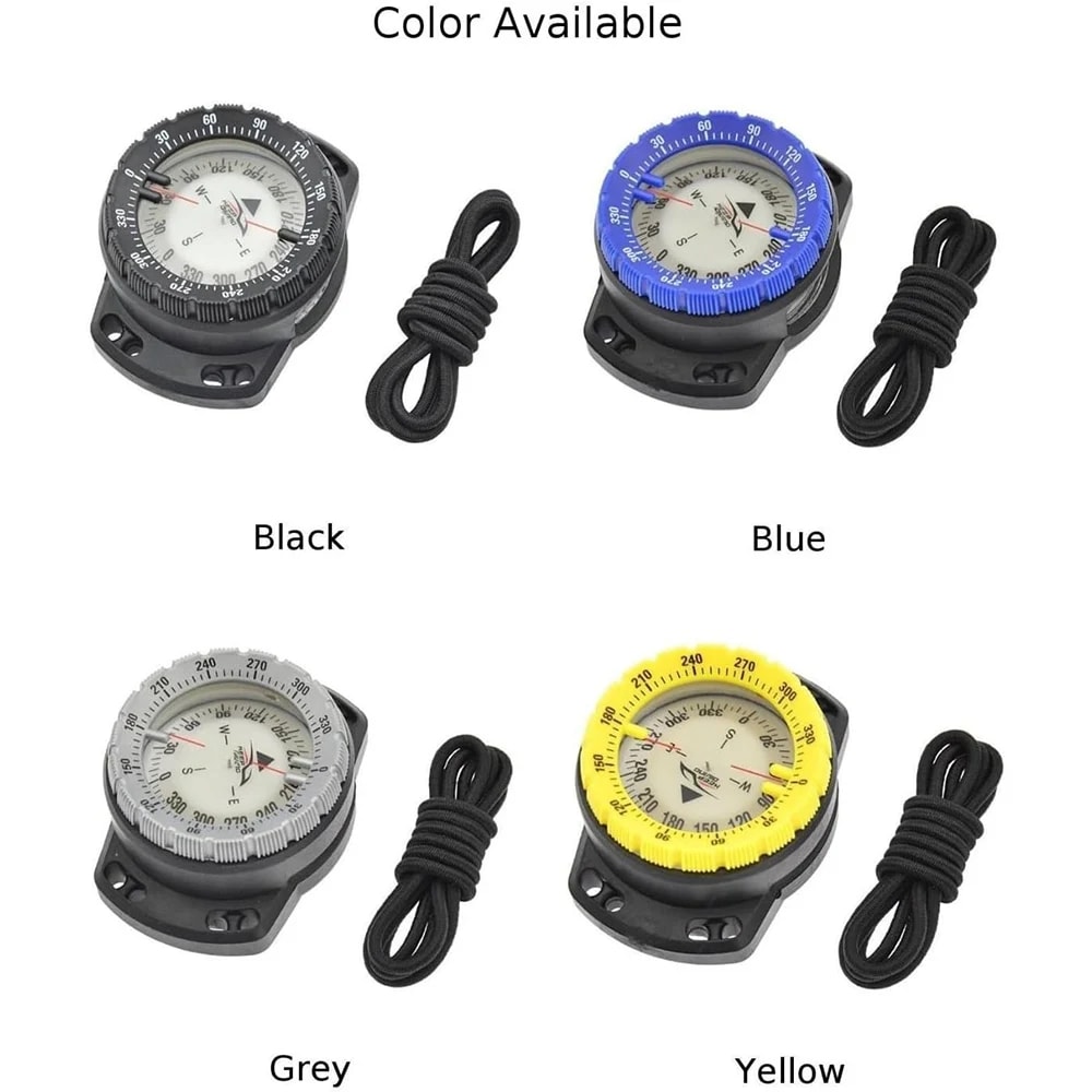 Professional Diving Compass Watch Waterproof Luminous Underwater Navigator for Scuba and Outdoor Exploration