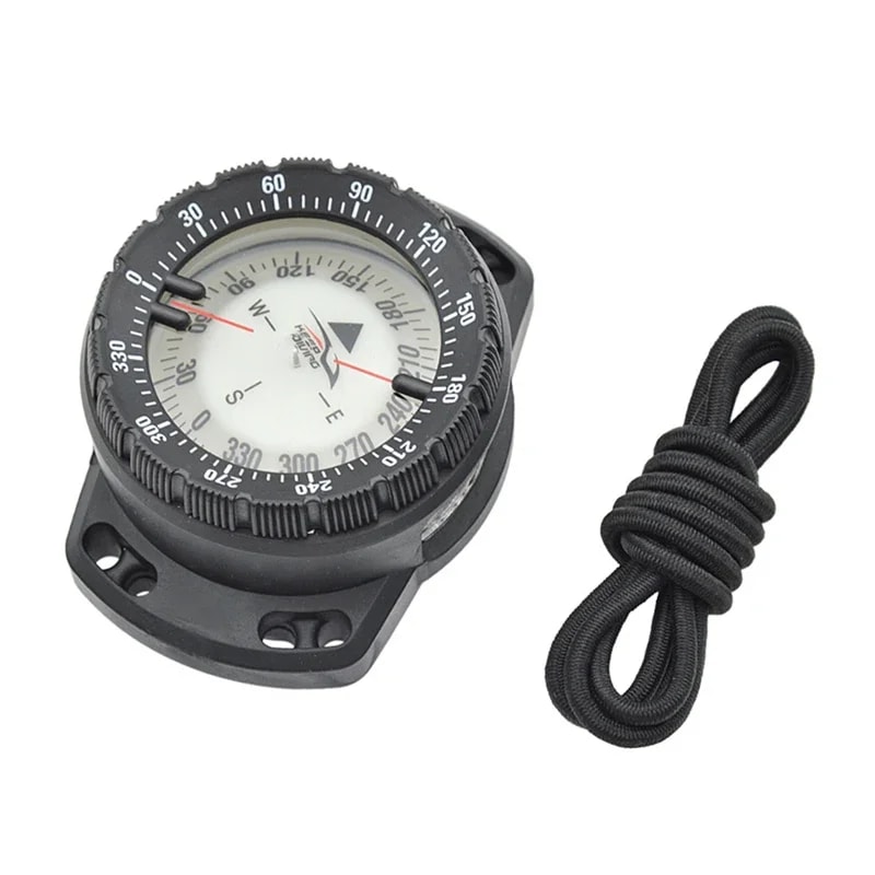 Professional Diving Compass Watch Waterproof Luminous Underwater Navigator for Scuba and Outdoor Exploration