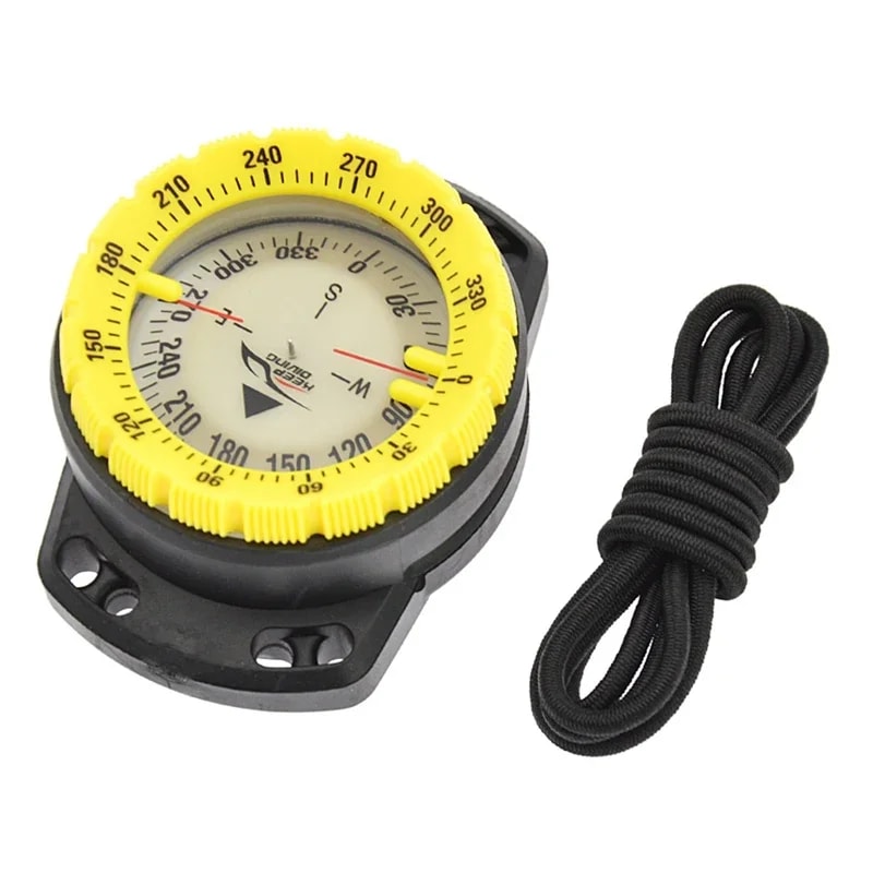 Professional Diving Compass Watch Waterproof Luminous Underwater Navigator for Scuba and Outdoor Exploration