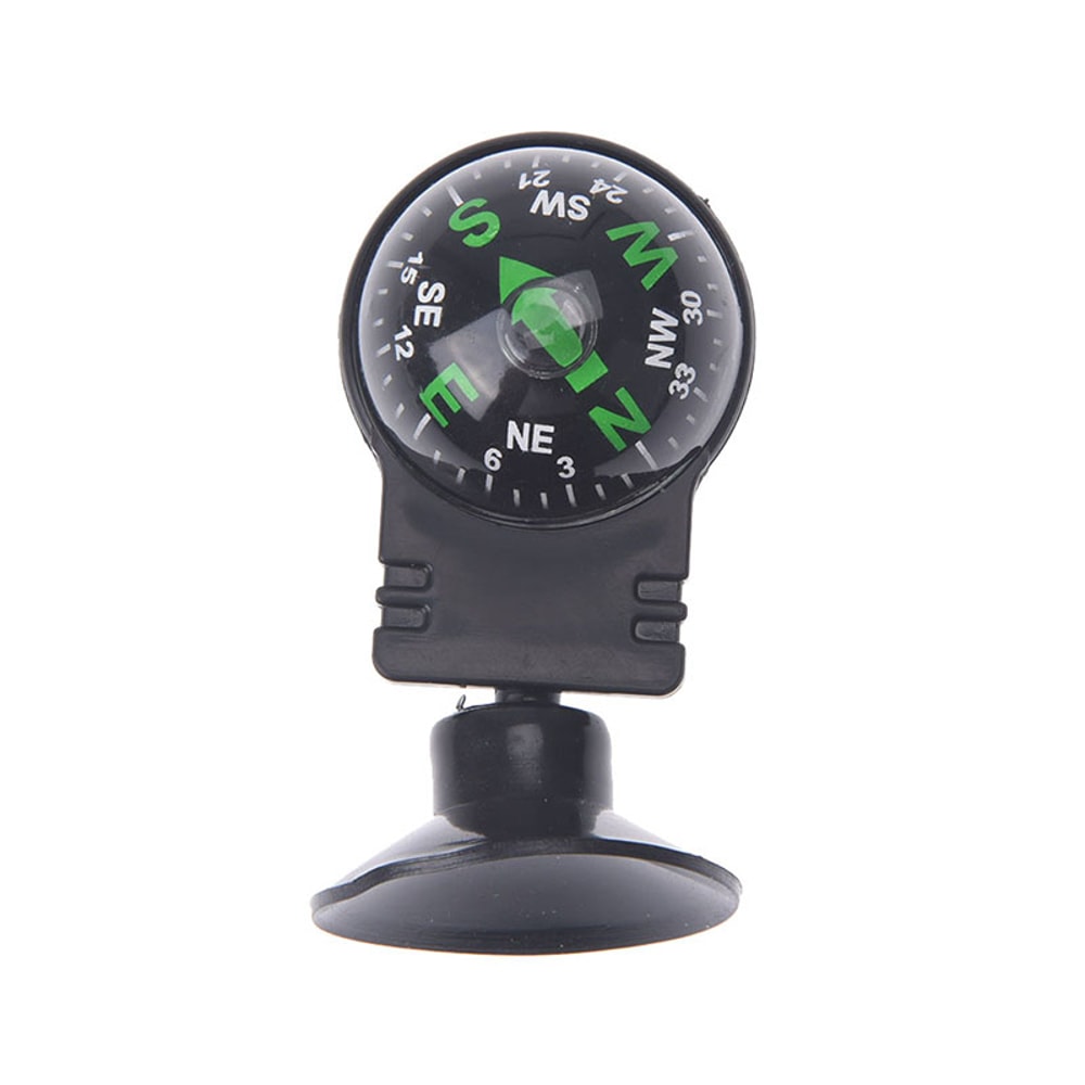 High-Precision Rotating Car Compass Waterproof Dashboard Navigation Ball with Suction Mount