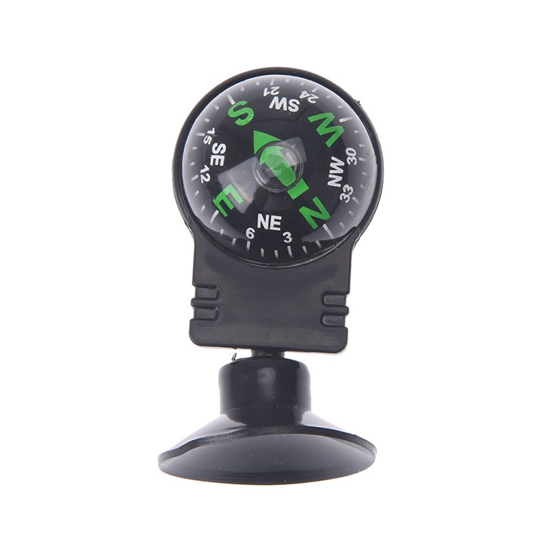 High-Precision Rotating Car Compass Waterproof Dashboard Navigation Ball with Suction Mount