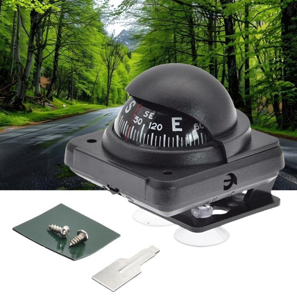 Car Dashboard Compass Mount Navigation Tool for Accurate Direction Reading Outdoor Travel Marine Compass